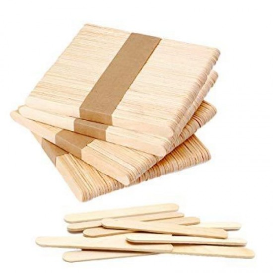 Natural wood sticks, 1.5*15 cm, ice cream, 100 pieces